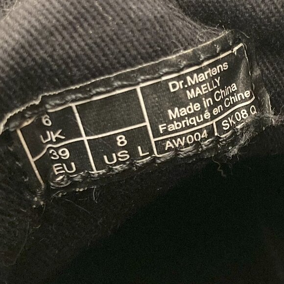 Dr. Martens Red Canvas Shoes - Picture 4 of 4